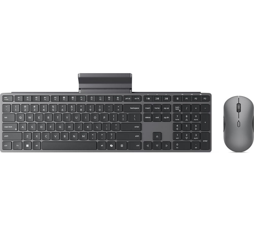 LENOVO 700 Wireless Keyboard & Mouse Set - Luna Grey