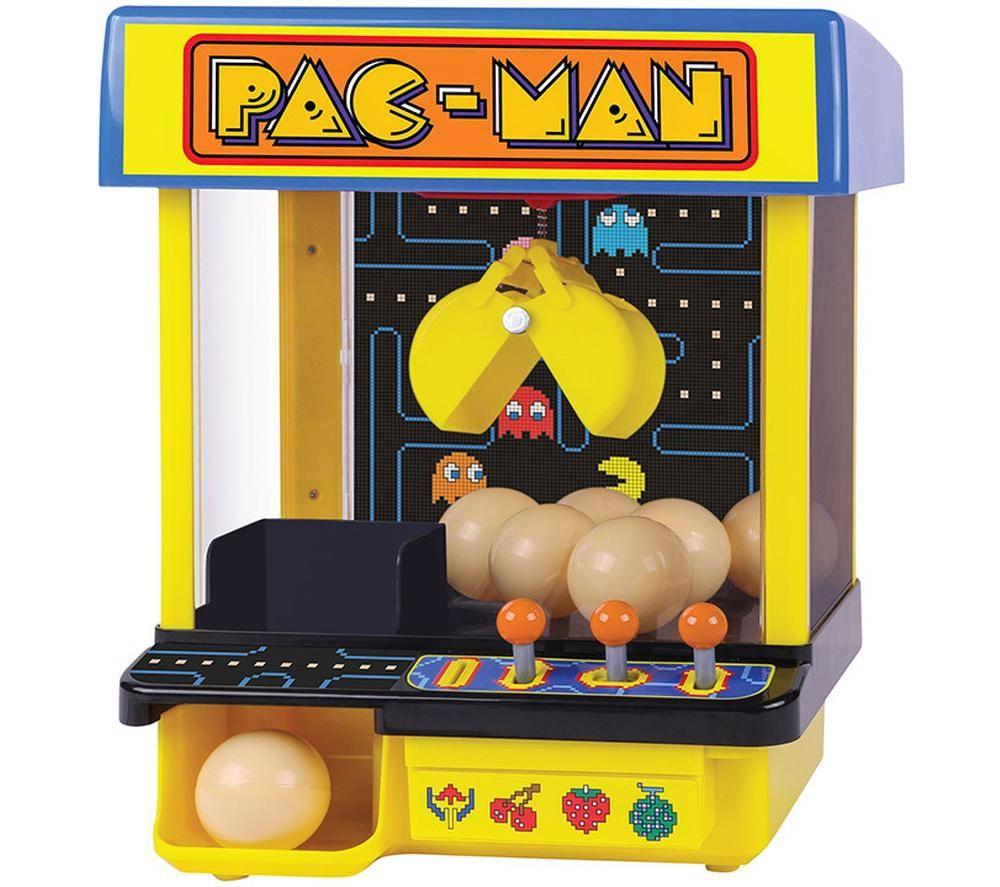 Sombo Pac-Man Arcade Claw Crane - Yellow Plastic Tabletop Robot Claw Game - Image 4