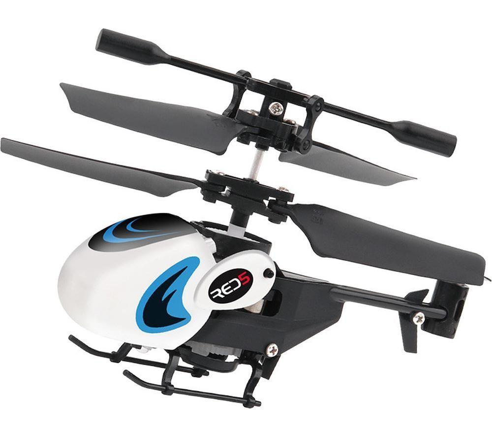 MENKIND RED5 Remote Control Micro Helicopter, White,Black,Blue