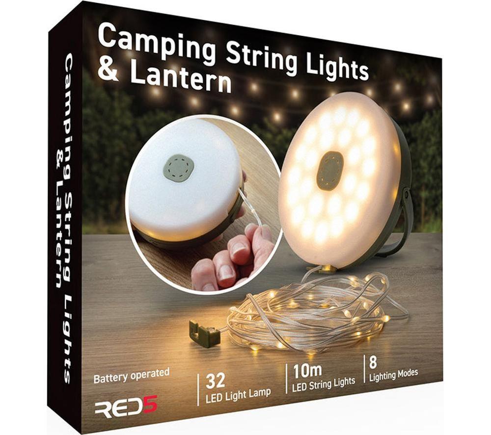 MENKIND Camping String Lights and Lantern - 10 m image number 4 of 4