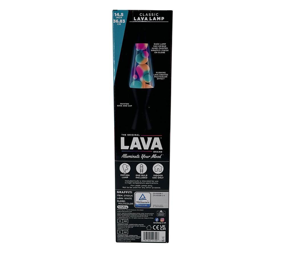 MENKIND Graffiti Lava Lamp - Multicolour image number 2 of 4