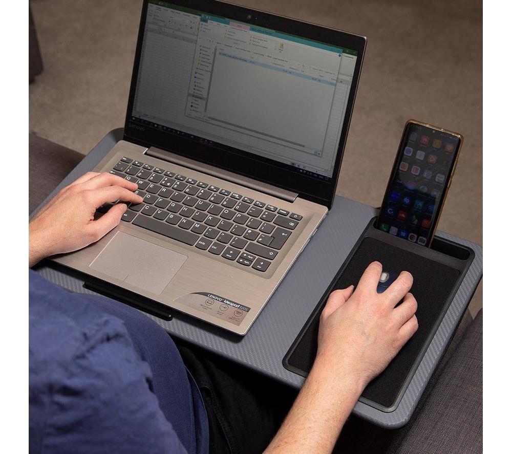 MENKIND InGenious Laptop Desk - Grey & Black image number 7 of 8