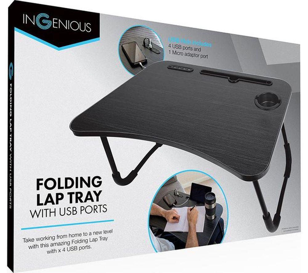 MENKIND InGenious Folding Lap Tray - Black image number 4 of 6