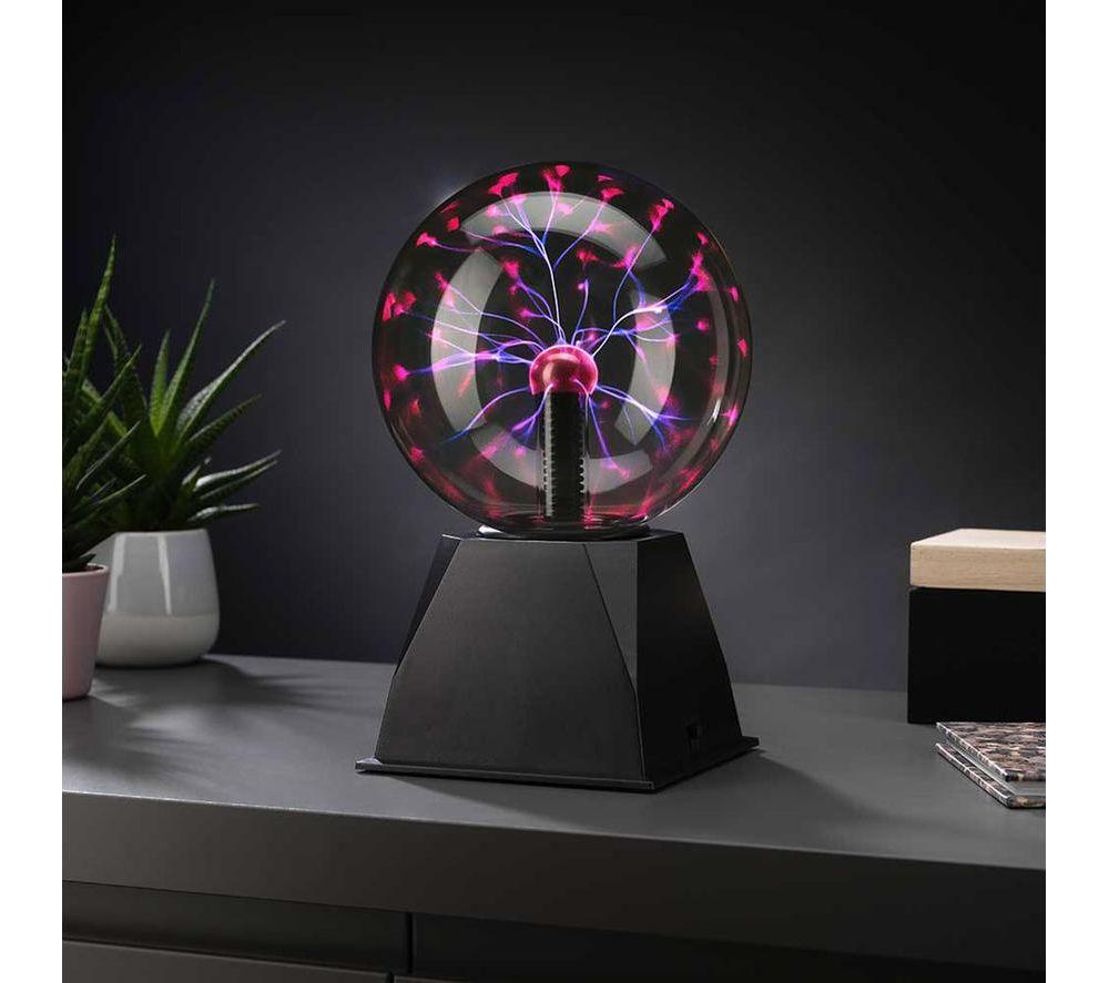 MENKIND Colour Changing Futuristic Plasma Ball - Clear & Black image number 3 of 4