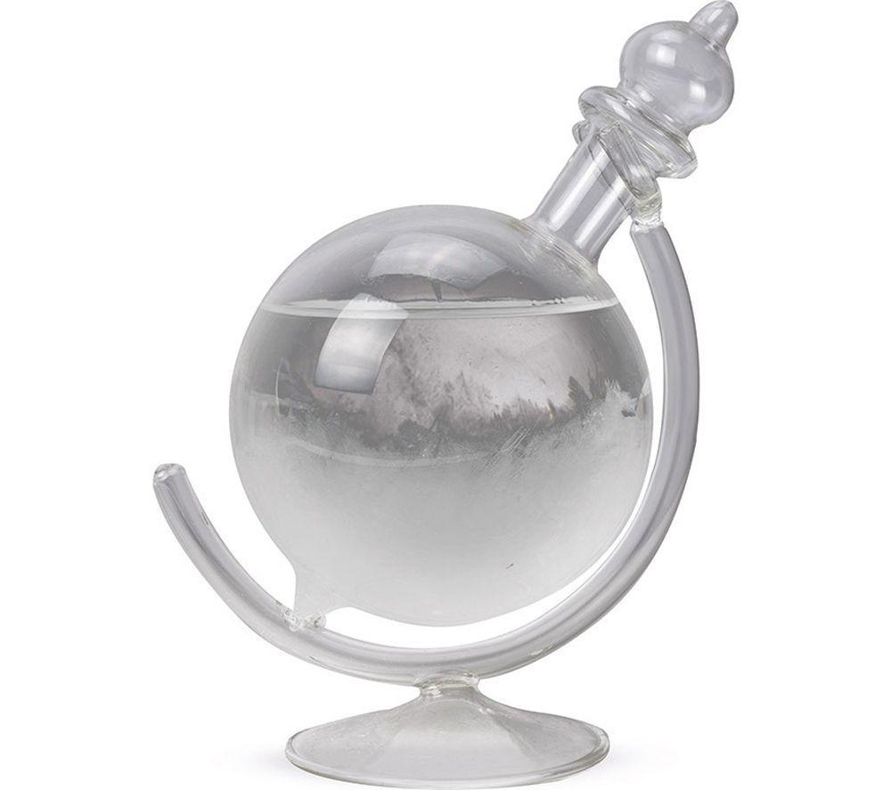 Menkind Storm Glass Globe, White,Silver/Grey