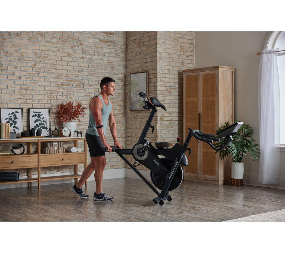 PROFORM Carbon Pro 10 Studio Smart Bluetooth Exercise Bike - Black image number 3 of 8