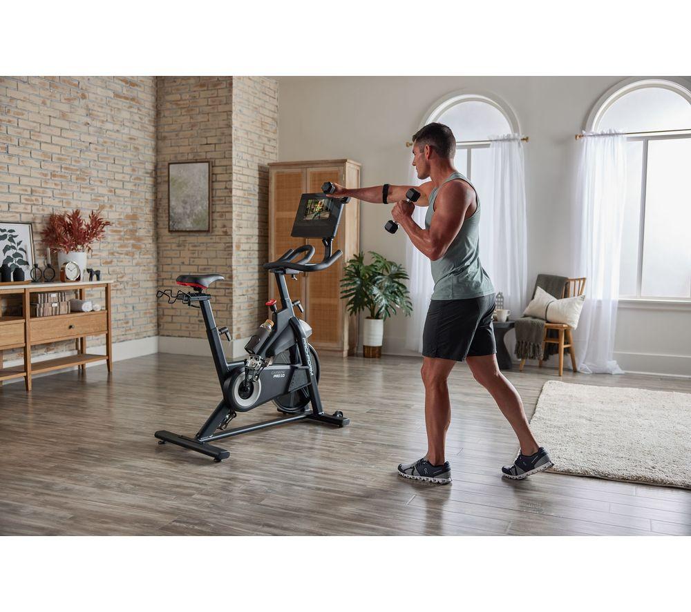 PROFORM Carbon Pro 10 Studio Smart Bluetooth Exercise Bike - Black image number 5 of 8