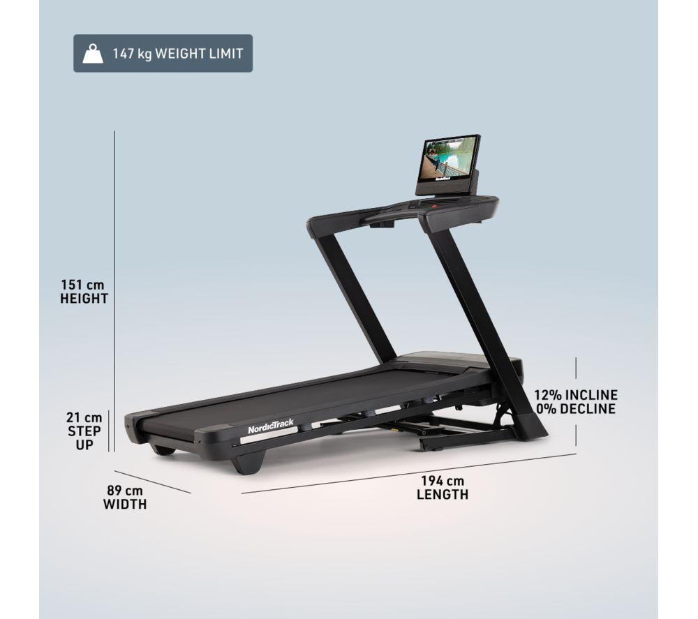 NORDICTRACK T Series 16 Smart Bluetooth Treadmill - Black image number 4 of 10
