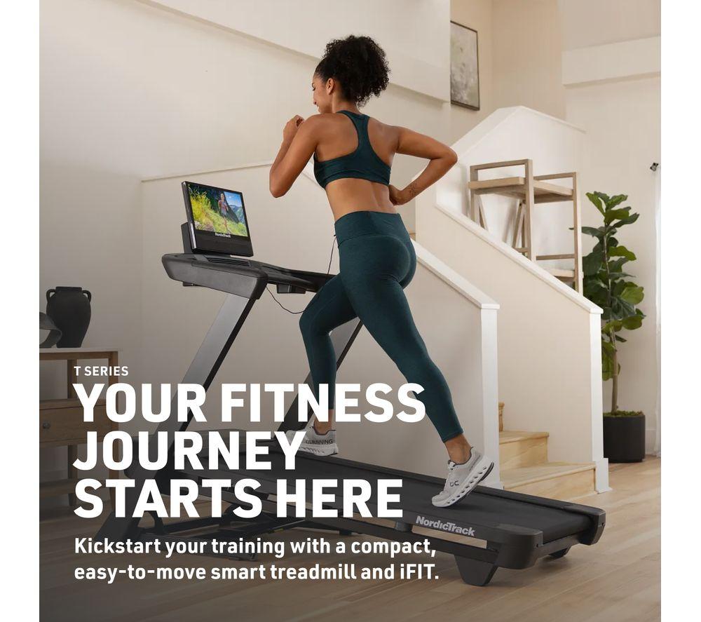 NORDICTRACK T Series 16 Smart Bluetooth Treadmill - Black image number 9 of 10