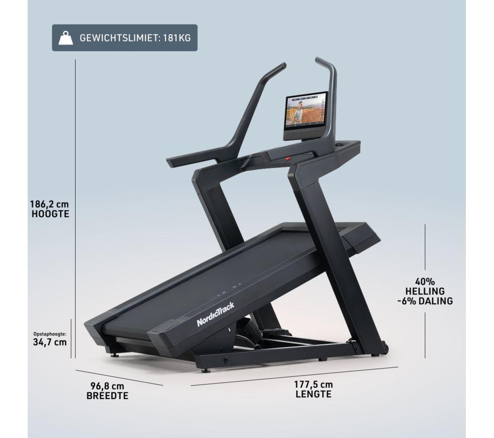 NORDICTRACK X 16 Smart Bluetooth Incline Treadmill - Black image number 4 of 10