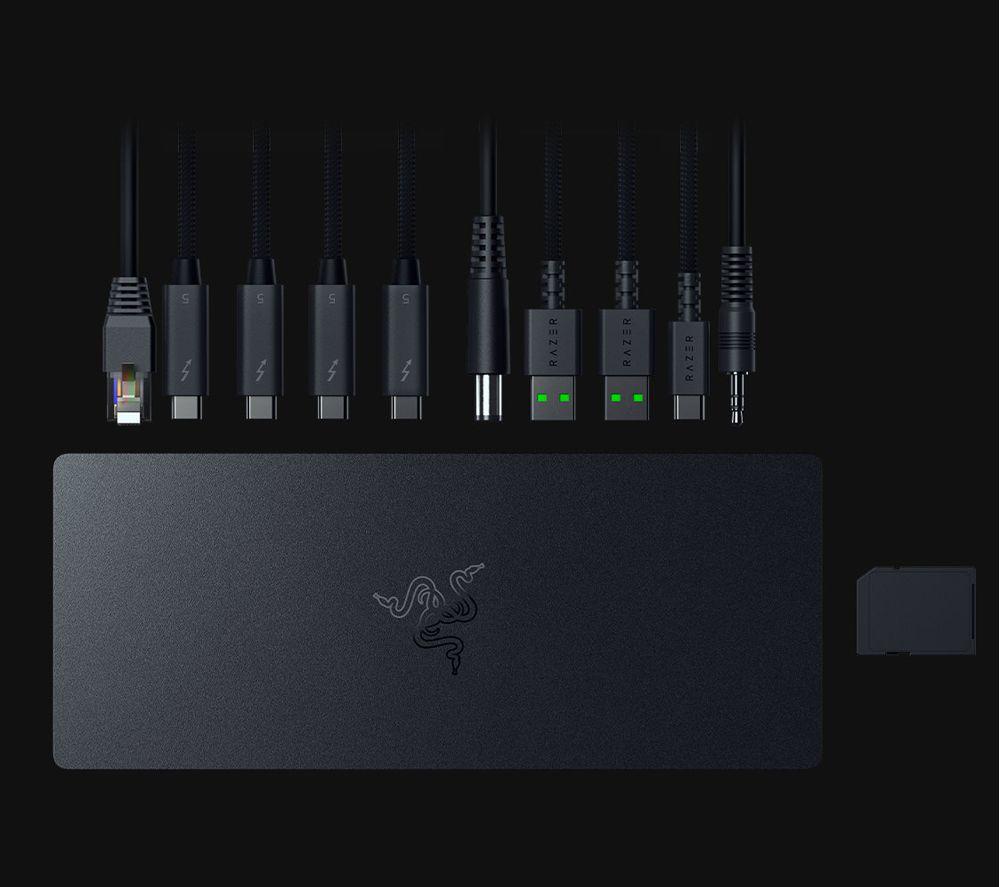 RAZER Chroma 11‑Port Thunderbolt 5 Docking Station - Black image number 7 of 7