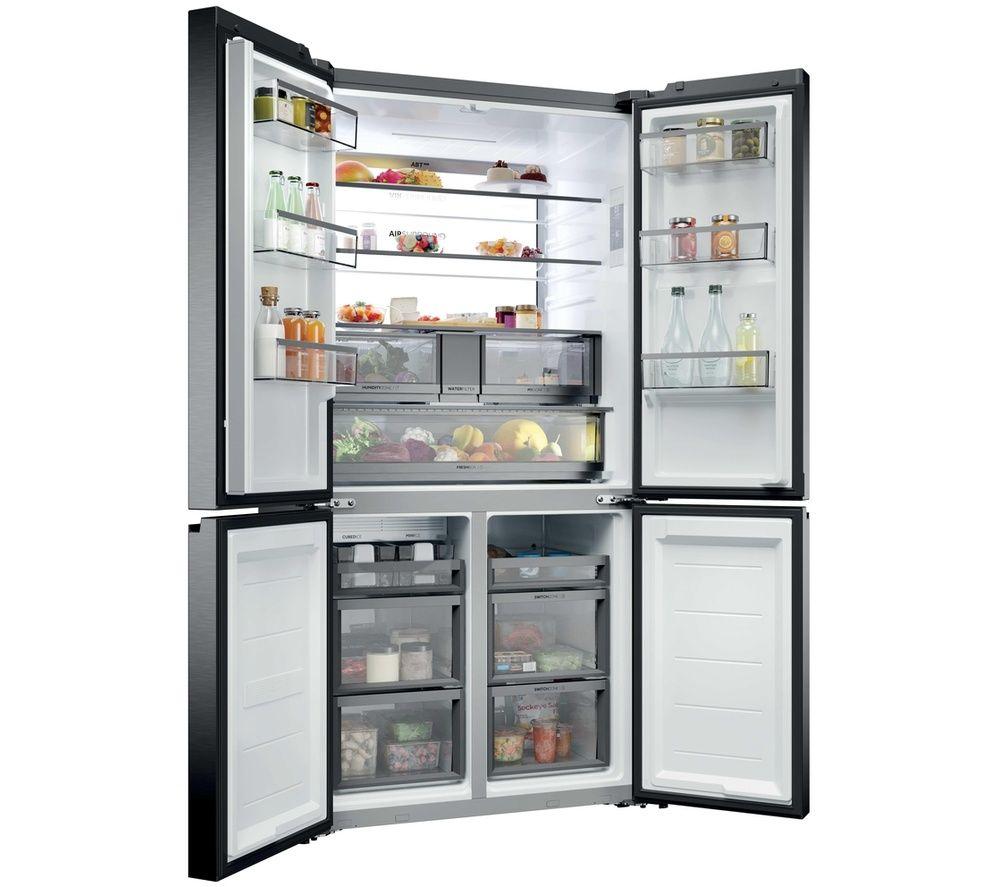 HAIER Cube 90 Series 7 HCW79F19EHSB American-Style Smart Fridge Freezer - Iconic Black image number 4 of 17