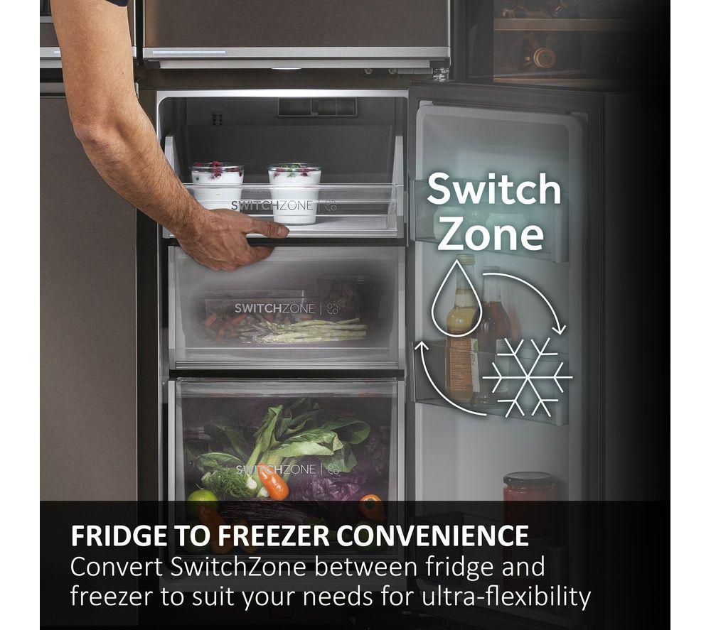 HAIER Cube 90 Series 7 HCW79F19EHSB American-Style Smart Fridge Freezer - Iconic Black image number 5 of 17