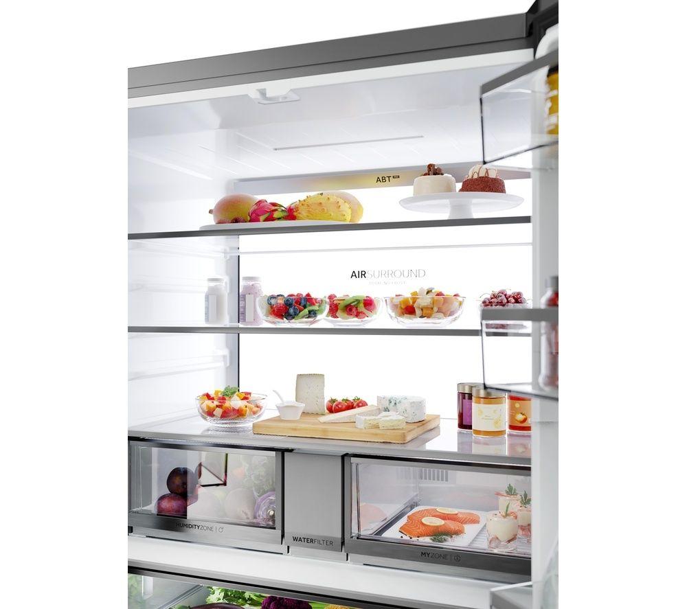 HAIER Cube 90 Series 7 HCW79F19EHSB American-Style Smart Fridge Freezer - Iconic Black image number 12 of 17
