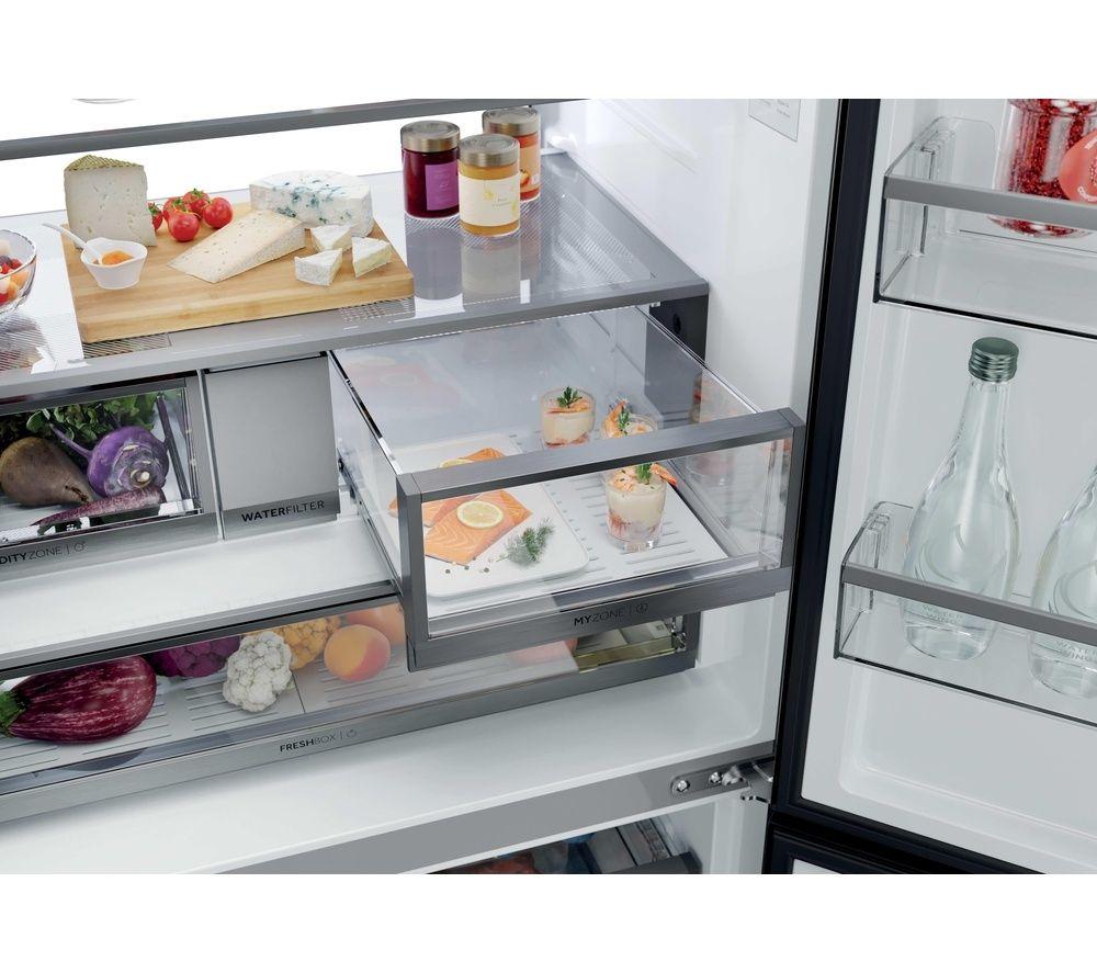 HAIER Cube 90 Series 7 HCW79F19EHSB American-Style Smart Fridge Freezer - Iconic Black image number 13 of 17