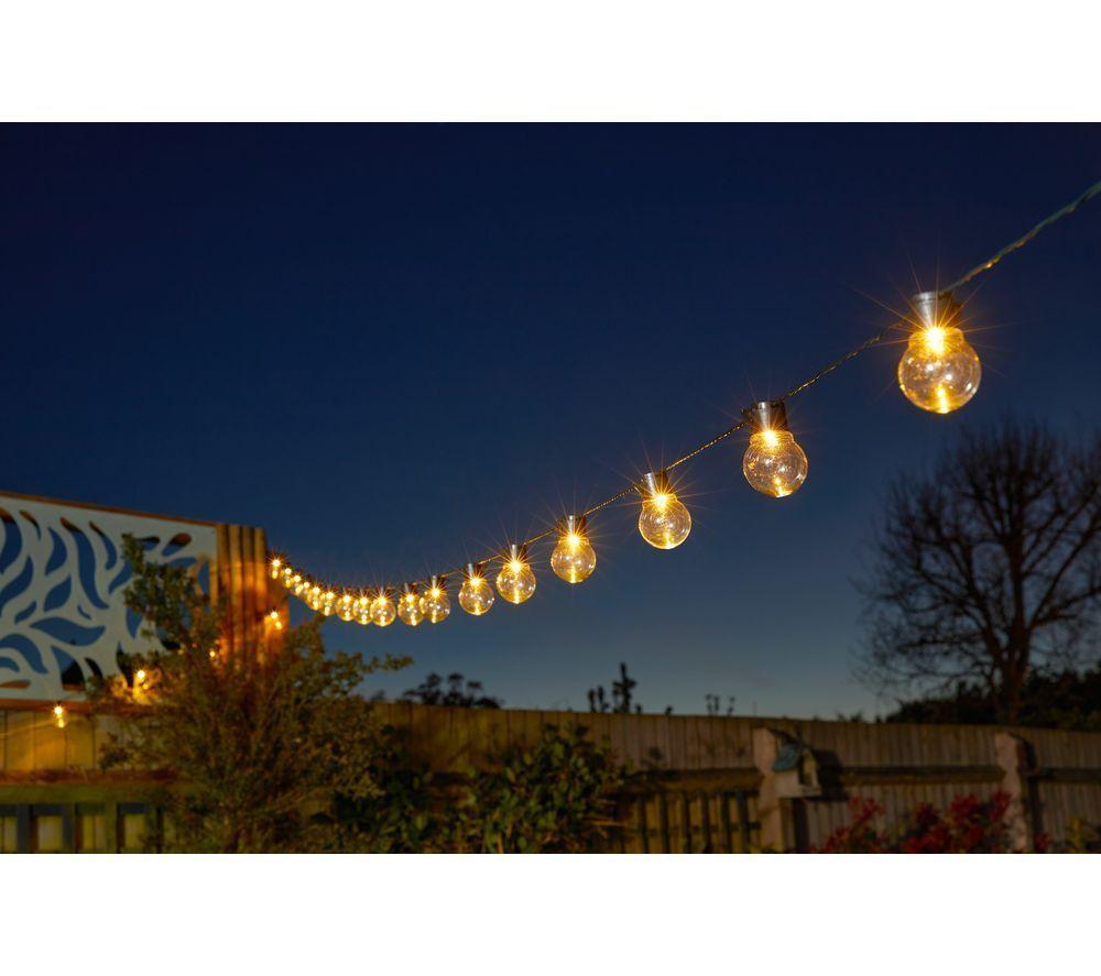 SMART GARDEN GloBulb Solar String Lights - Warm White, Set of 20 image number 2 of 3