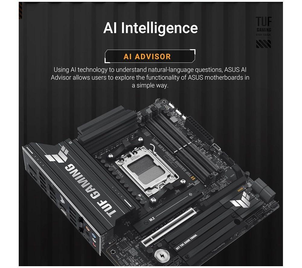 ASUS TUF GAMING B850M-PLUS WIFI7 AM5 Motherboard image number 4 of 4