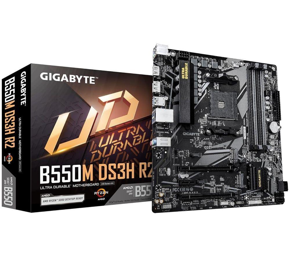 GIGABYTE DS3H R2 B550M AM4 Motherboard image number 2 of 3