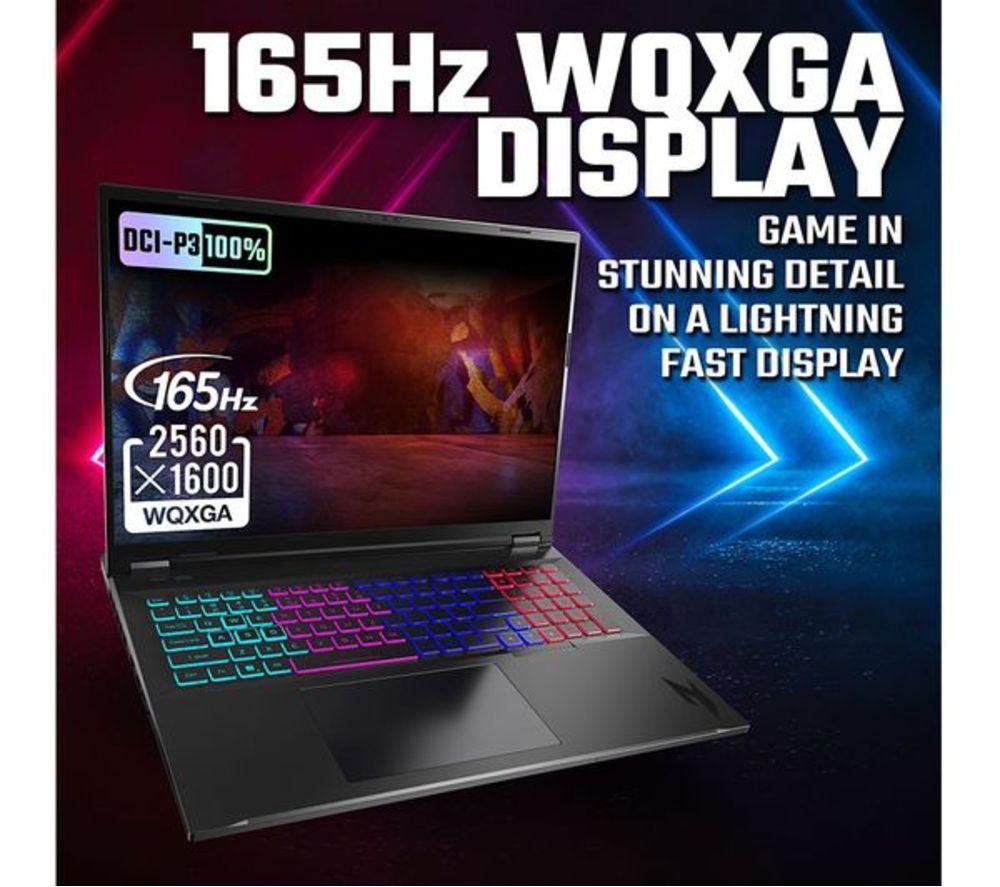 ACER Nitro 18 AI 18" Refurbished Gaming Laptop - AMD Ryzen AI 9, RTX 5070 Ti, 1 TB SSD (Very Good Condition) image number 4 of 8