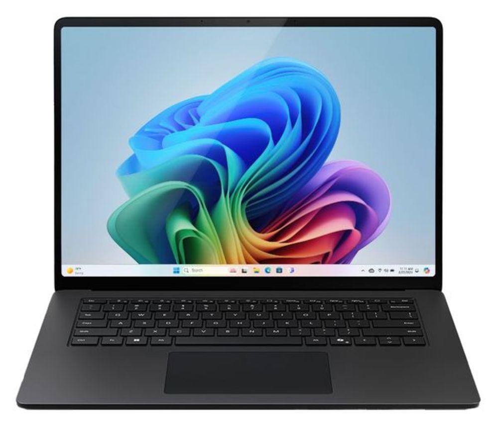 MICROSOFT 15" Refurbished Surface Laptop, Copilot+ PC - Snapdragon X Elite, 1 TB SSD, 32 GB, Black (Very Good Condition) image number 4 of 6