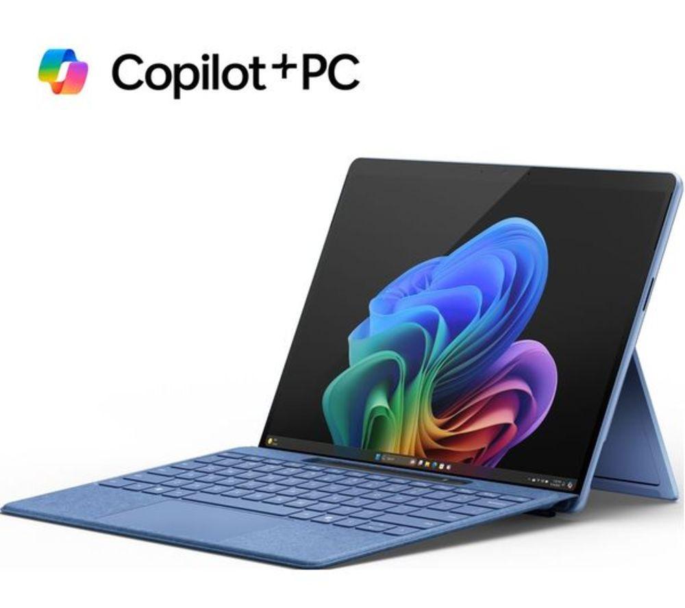 MICROSOFT 13" Refurbished Surface Pro OLED, Copilot+ PC - Snapdragon X Elite, 512 GB SSD, Sapphire (Excellent Condition) image number 6 of 9