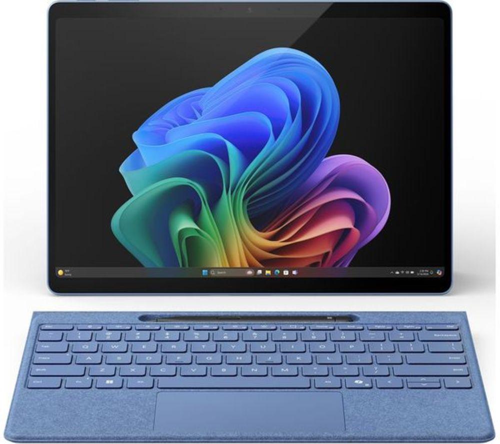 MICROSOFT 13" Refurbished Surface Pro OLED, Copilot+ PC - Snapdragon X Elite, 512 GB SSD, Sapphire (Excellent Condition) image number 8 of 9