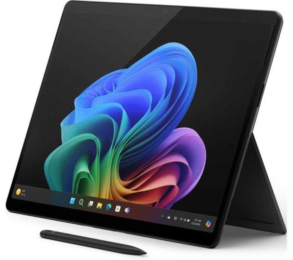 MICROSOFT 13" Refurbished Surface Pro OLED, Copilot+ PC - Snapdragon X Elite, 512 GB SSD, Black (Excellent Condition) image number 3 of 9
