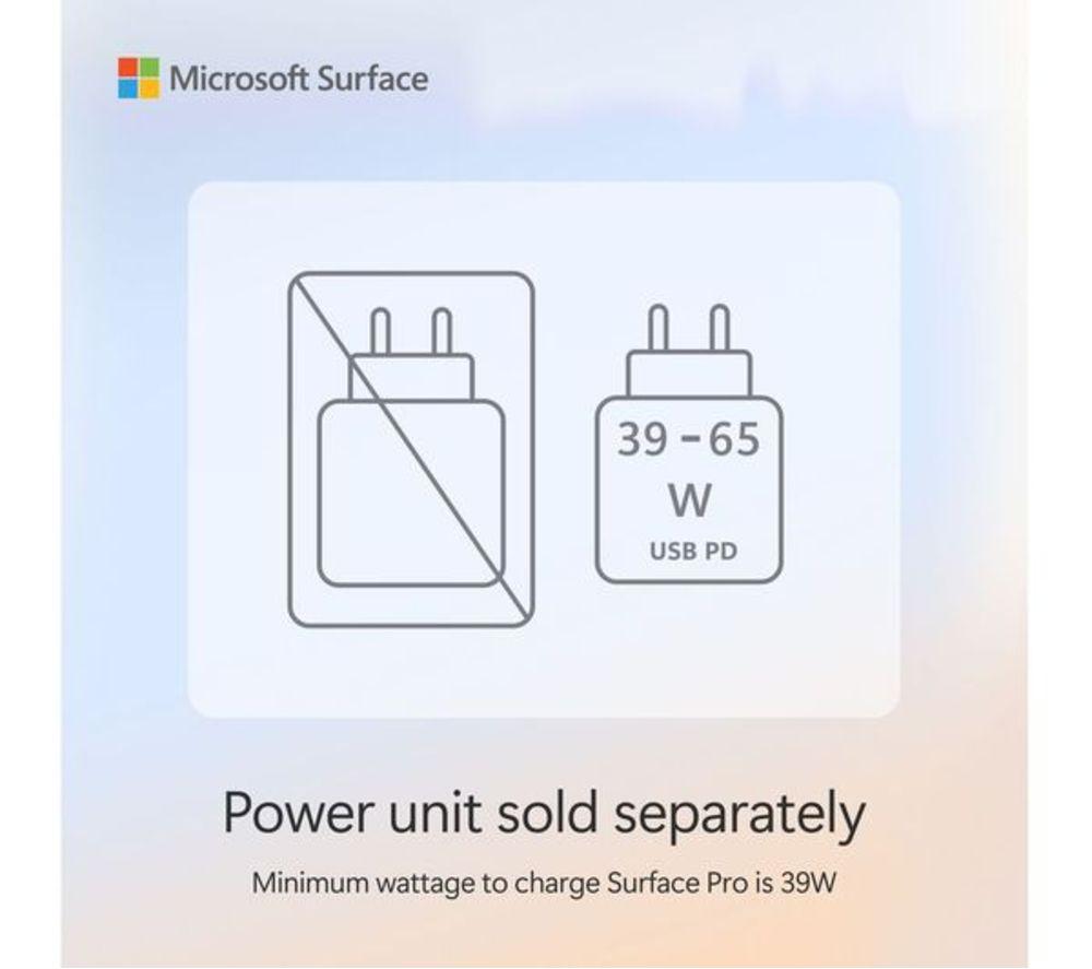MICROSOFT 13" Refurbished Surface Pro OLED, Copilot+ PC - Snapdragon X Elite, 512 GB SSD, Black (Very Good Condition) image number 4 of 7