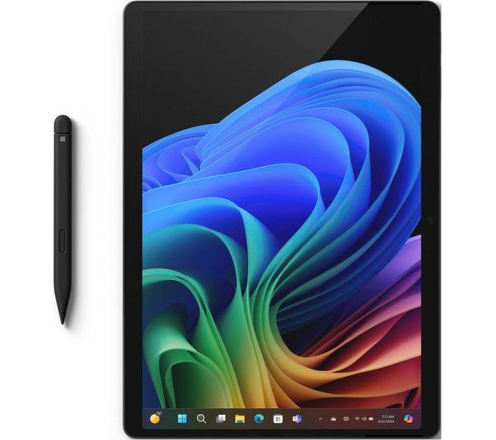 MICROSOFT 13" Refurbished Surface Pro OLED, Copilot+ PC - Snapdragon X Elite, 512 GB SSD, Black (Very Good Condition) image number 5 of 7