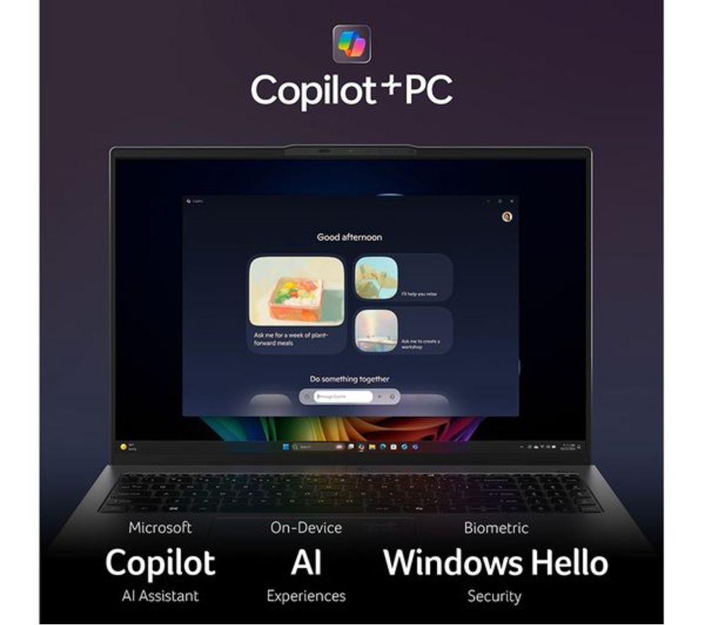 ACER Swift AI 16" Refurbished Laptop, Copilot+ PC - Intel&reg; Core&trade; Ultra 7, 1 TB SSD, Black - 32 GB RAM (Very Good Condition) image number 5 of 8