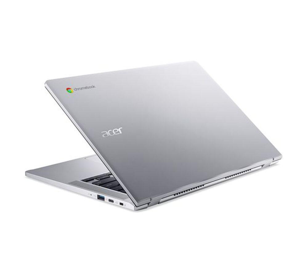 ACER 314 14" Refurbished Chromebook - Intel&reg; N100, 128 GB eMMC, Silver (Very Good Condition) image number 8 of 15