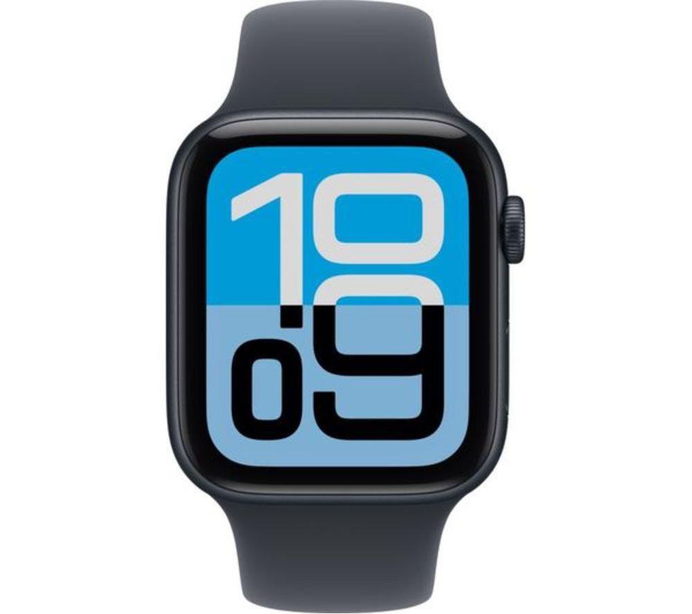 APPLE Refurbished Watch SE 3 - 44 mm Midnight Aluminium Case with Midnight Sport Band, S/M (Excellent Condition) image number 2 of 10