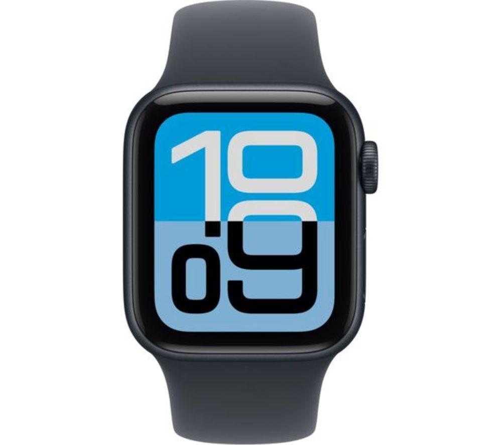 APPLE Refurbished Watch SE 3 Cellular - 40 mm Midnight Aluminium Case with Midnight Sport Band, S/M (Very Good Condition) image number 2 of 5