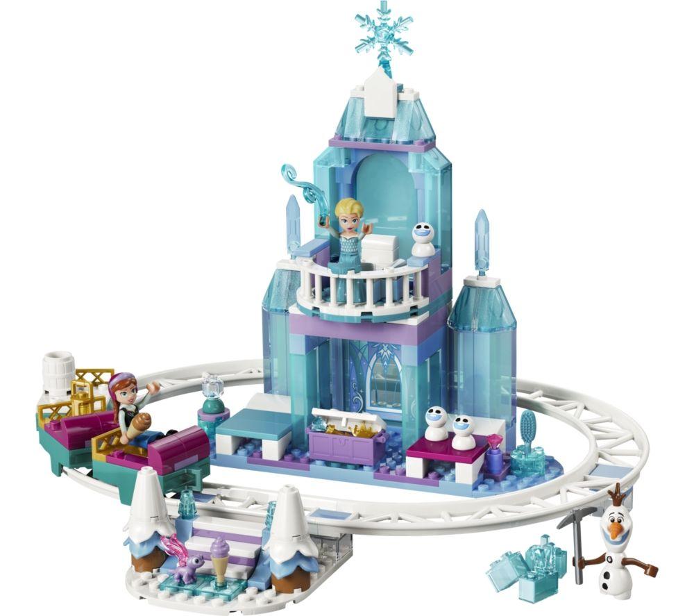 LEGO Disney Frozen 43281 Elsa's Ice Castle & Snow Ride Adventure Set image number 4 of 5