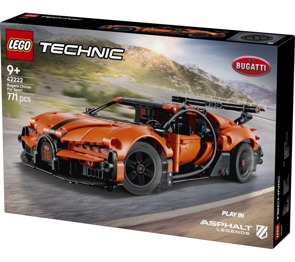 LEGO Technic 42222 Bugatti Chiron Pur Sport Hypercar Set image number 7 of 8