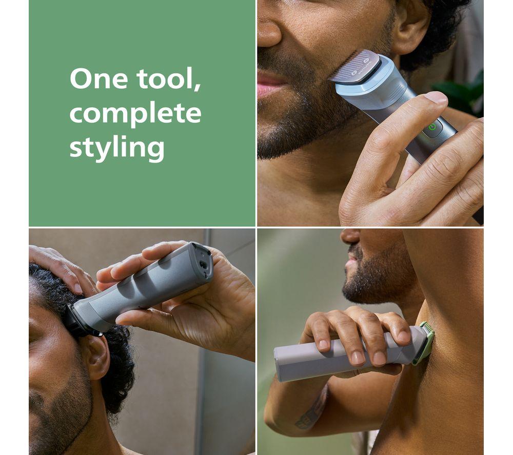 PHILIPS Series 5000 10-in-1 MG5921/15 Wet & Dry Multi Grooming Trimmer - Black & Silver image number 3 of 4