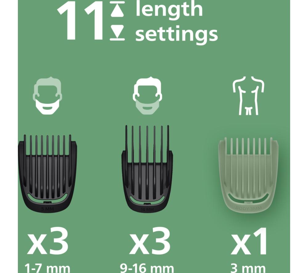 PHILIPS Series 5000 10-in-1 MG5921/15 Wet & Dry Multi Grooming Trimmer - Black & Silver image number 4 of 4