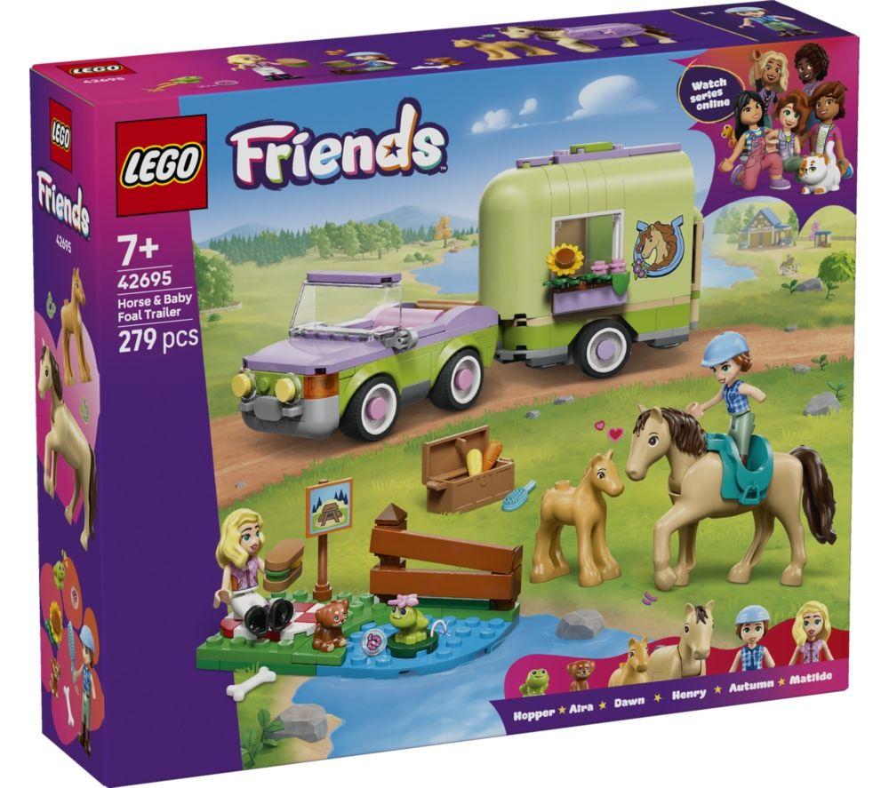 LEGO Friends 42695 Horse & Baby Foal Trailer Set image number 5 of 5
