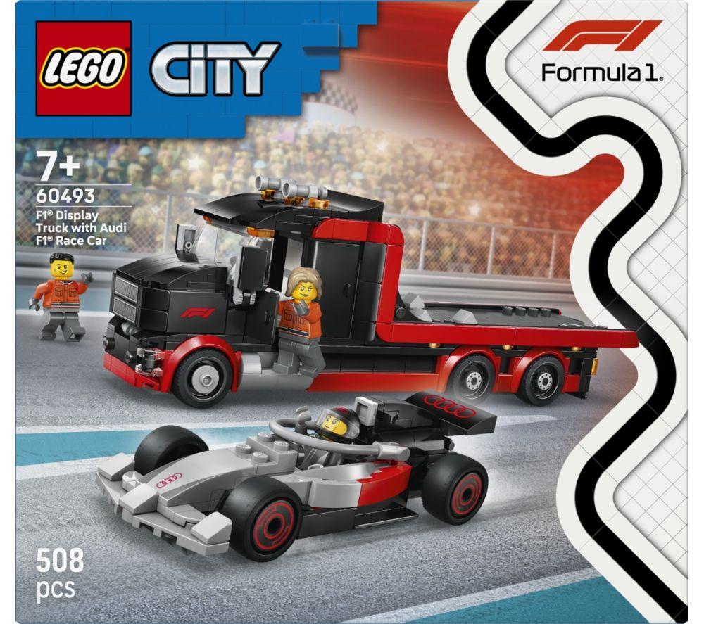 LEGO City 60493 F1 Display Truck with Audi F1 Race Car Set image number 2 of 5