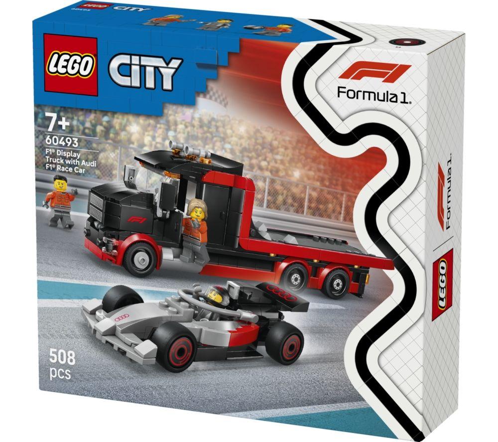 LEGO City 60493 F1 Display Truck with Audi F1 Race Car Set image number 3 of 5