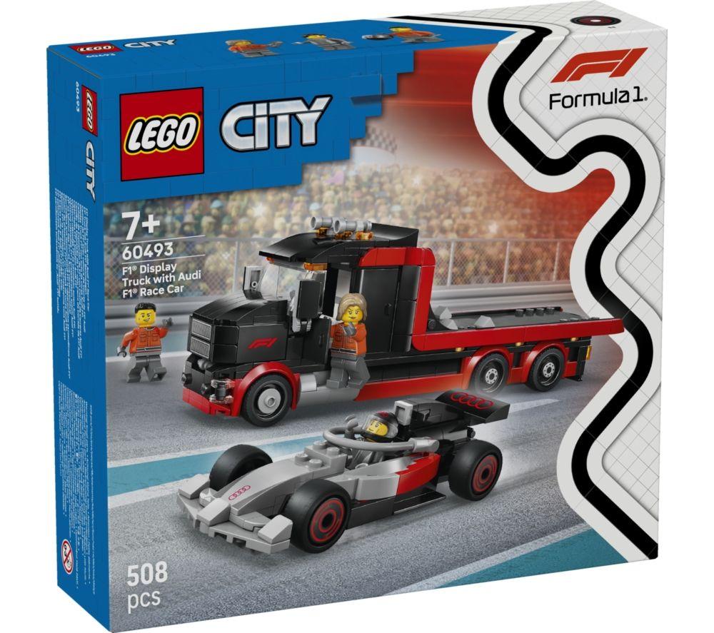 LEGO City 60493 F1 Display Truck with Audi F1 Race Car Set image number 4 of 5