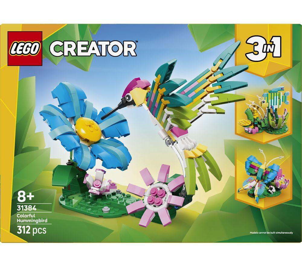 LEGO Creator 31384 3-in-1 Wild Animals: Colourful Hummingbird Set image number 3 of 5
