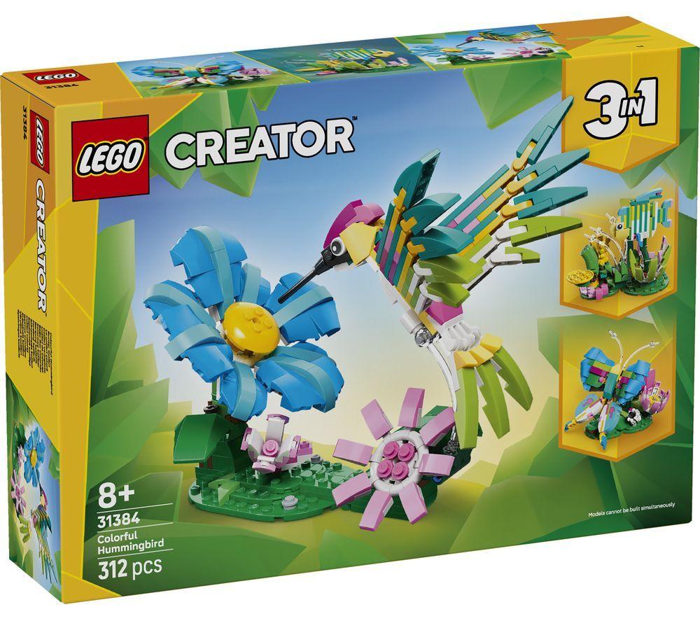 LEGO Creator 31384 3-in-1 Wild Animals: Colourful Hummingbird Set image number 5 of 5