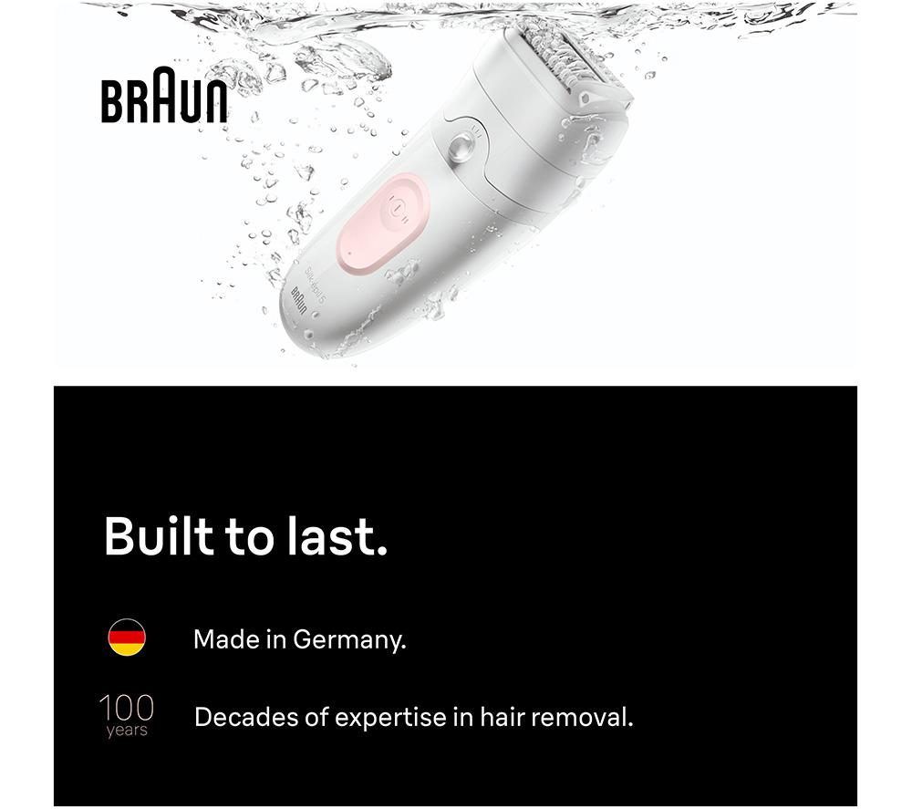 BRAUN Silk-&eacute;pil 5 5-041 Wet & Dry Epilator - Pink image number 7 of 7