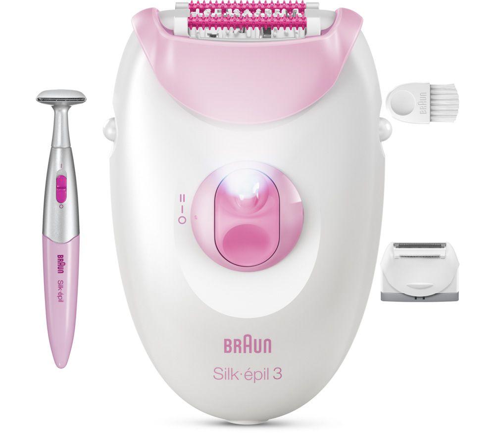 BRAUN Silk‑&eacute;pil Series 3 3‑202 Epilator - Pink image number 9 of 9
