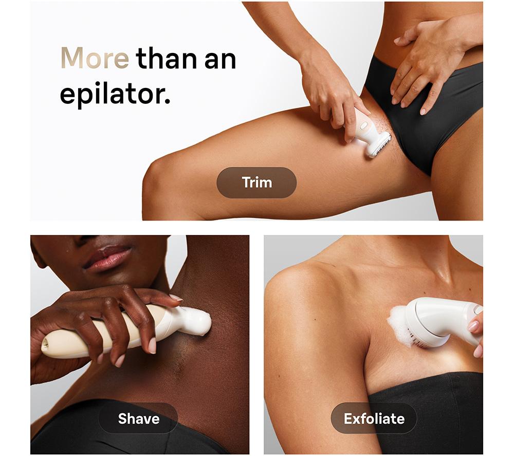 BRAUN Silk-&eacute;pil 9 Flex 9 3D SE9-060 Wet & Dry Epilator - Gold image number 6 of 7