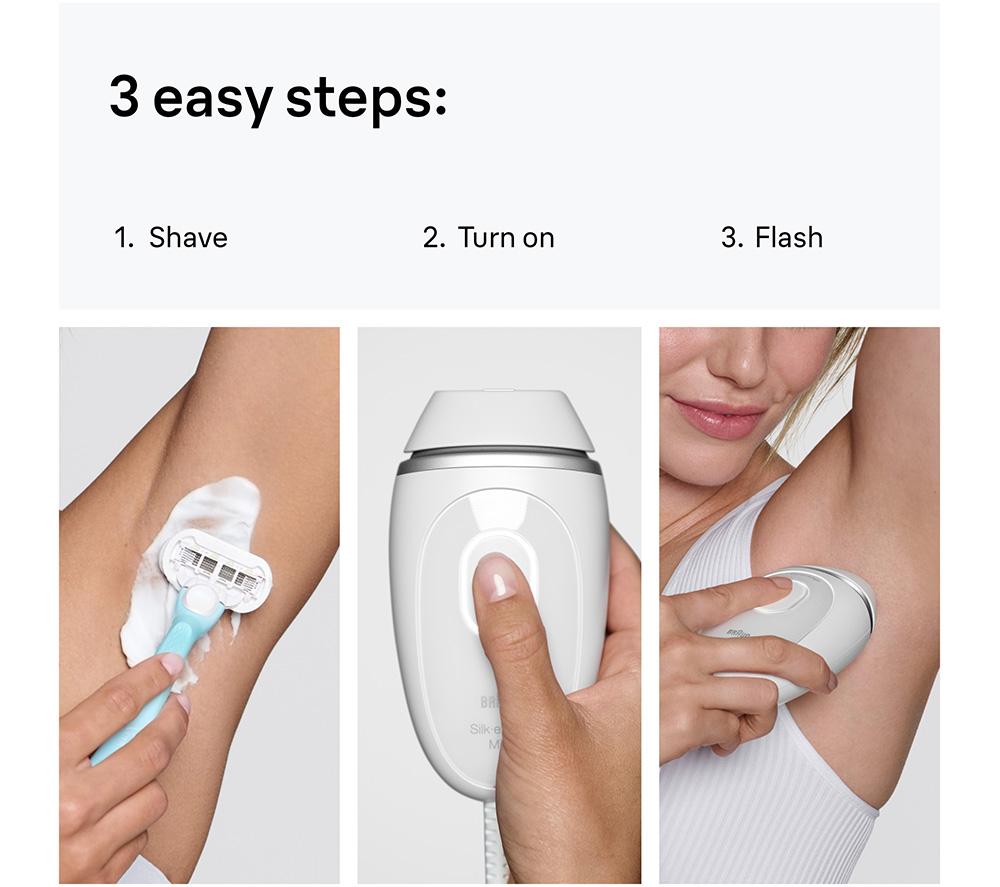BRAUN  Silk-expert Mini PL1114 IPL Hair Removal System - White image number 5 of 8