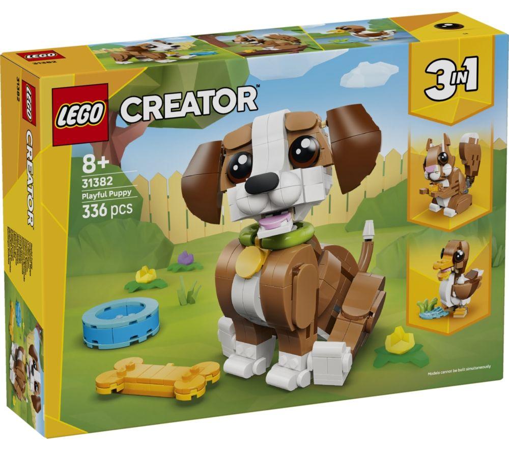 LEGO Creator 31382 3-in-1 Cute Animals: Playful Puppy Dog Set image number 3 of 4