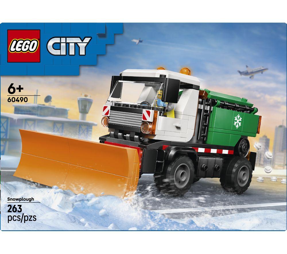 LEGO City 60490 Snowplough Truck Set image number 2 of 5