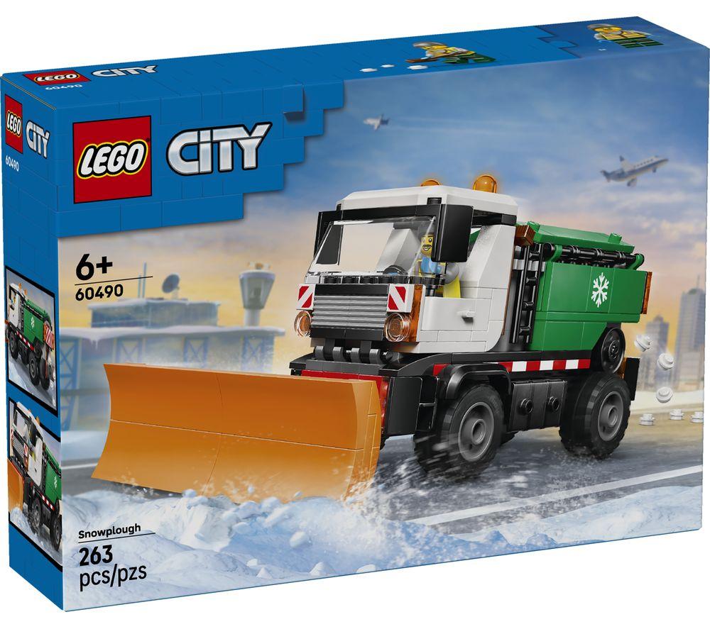 LEGO City 60490 Snowplough Truck Set image number 3 of 5